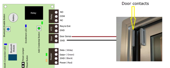 Door Contact Wiring